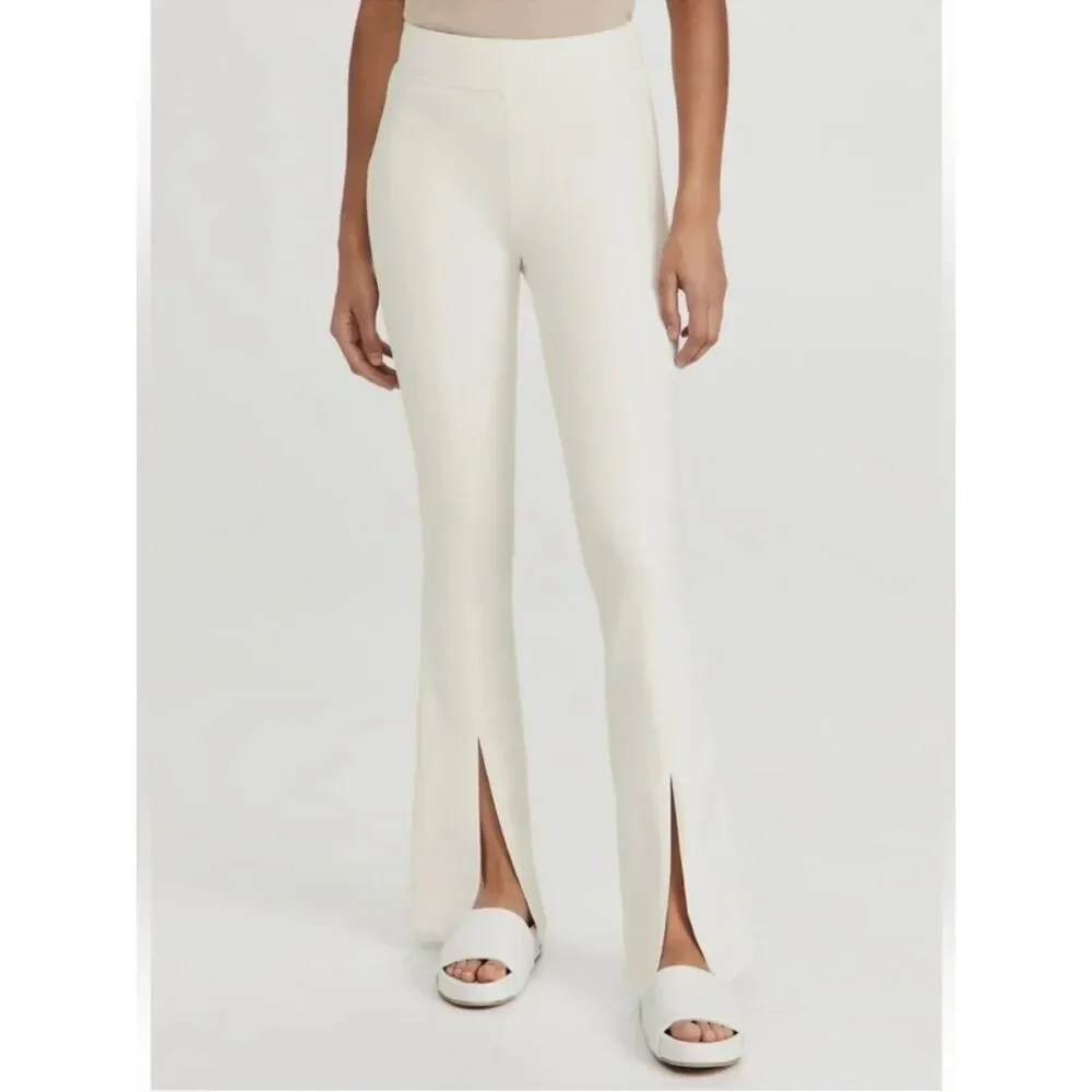 Alo Yoga Airbrush High Waist Flutter Leggings in Ivory Sz M